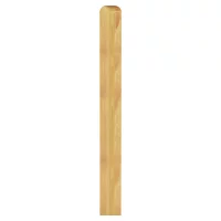 Pfosten Kopf gerundet7 x 7 x 190 cm, kdi-grünallseitig glatt