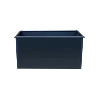 EVA Metall-Hochbeet ANTHRAZIT150 x 75 x 77 cm, Stahl verz. pulverbesch.mit Schneckenschutzkante