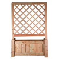 STOCKHOLM Rankgitter Lärche 
B 104 x H 150 cm, V2A verschraubt
Rahmen 44/68 mm