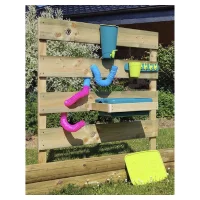 KLAUS Wasserspielwand
ca.  B 100 x T 35 x H 120 cm, kdi-grün
Bausatz
inkl. Wasserbehälter, Schläuchen und Halterungen