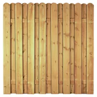 DAAN-Serie gerade180 x 180 cm, kdi-grünLamellen 20 x 145 mm, geschraubt