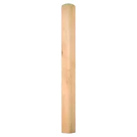 Pfosten Eiche9 x 9 x 110 cmKopf mit Bischofsmütze