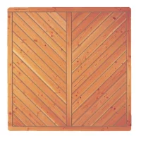 CLASSICO-Serie gerade180 x 180 cm, DouglasieRahmen 40/68 mm, Profilbretter 16/118 mm
