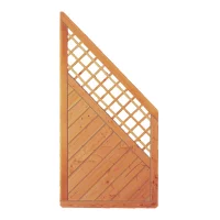 CLASSICO-Serie ECKE mit Rankgitter 90 x 180/90 cm, DouglasieRahmen 40/68 mm, Profilbretter 16/118 mm