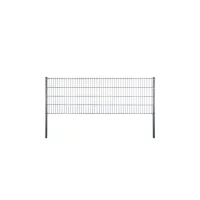 COMO Doppelstabmatte RAL 7016 anthrazit2500 x  1230 mm MW 200/50, Stäbe 6/5/6 mm