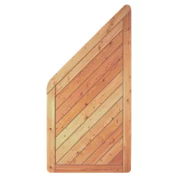 ESBJERG-Serie Lärche ECKE90 x 180/90 cmRahmen 44/88 mm, Profilbretter 18/125 mm