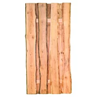 JÜTLAND-Serie Lärche, 90 x 180 cm90 x 180 cm, Riegel 30/80 mmBretter sägerau ca. 20mm mit Baumkante