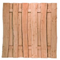 LANGELAND-Serie Lärche180 x 180 cm, Riegel 30/80 mmBretter sägerau ca. 16 mm mit Baumkante