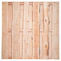LOLLAND-Serie Lärche, 180 x 180 cm, 3 Riegel, drehbarBretter sägerau ca. 20mm mit Baumkante