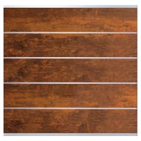 FARÖ-Serie HPL-Steckzaunsystem1792 x 1775 mm, Zaunset DEKO-ROST5 Zaunlamellen