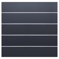 FARÖ-Serie HPL-Steckzaunsystem1792 x 1775 mm, Zaunset ANTHRAZIT5 Zaunlamellen