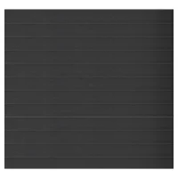 ELSKOP-Serie Zaunset, WPC-Steckzaunsystem1790 x 1760 mm, ANTHRAZIT-coextrudiert12 Zaunlamellen