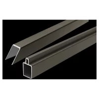 ECOSTECK-Start & Abschluss SetANTHRAZIT, für ein Eckelement32/25 x 20 x 900 mm, Aluminium