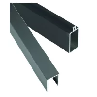 ÖLAND-Serie Start- & Abschluß20 x 40 x 1790 mm, ANTHRAZITSet aus Feder- und U-Profil