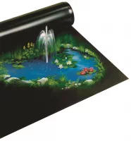 Gartenteichfolie 1,0 mmWeich-PVC, SCHWARZ8,00 x 25 m