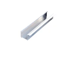 TJ90 Alu-Regenrinne4100 mm, pressblank
