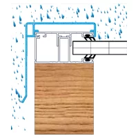Wetterschenkel-Klemmdeckel preßblank
4500 mm